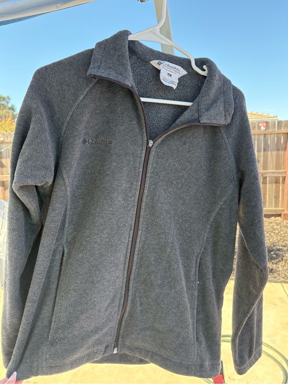 Columbia Women's Dark Gray Full-Zip Jacket